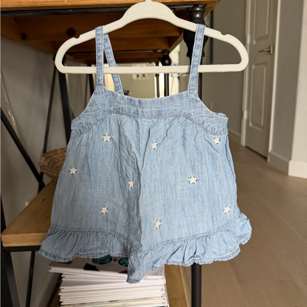 GAP Light Blue Denim Toddler Outfit - Picture 2 of 6